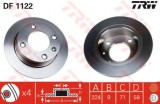 Disc frana CITROEN XANTIA (X2) (1998 - 2003) TRW DF1122
