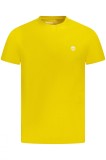 Cumpara ieftin Timberland Tricou SHORT SLEEVE TEE barbati, cu mini logo brodat, Regular fit, Galben, S