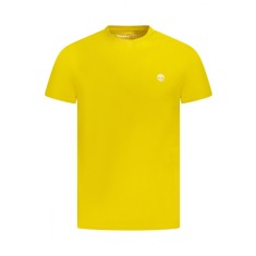 Timberland Tricou SHORT SLEEVE TEE barbati, cu mini logo brodat, Regular fit, Galben, S