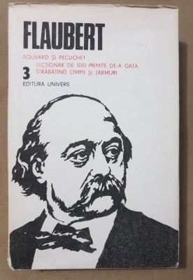 FLAUBERT Opere 3: Bouvard și Pecuchet * Dicționar de idei primite de-a gata... foto