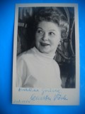 HOPCT 1520 CARLA LODZ 1955 -GERMANIA -ACTORI/ARTISTI-AUTOGRAF-CIRCULATA