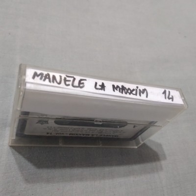 CASETA AUDIO MANELE LA MAXIM VOL 14 FARA COPERTA ORIGINALA foto