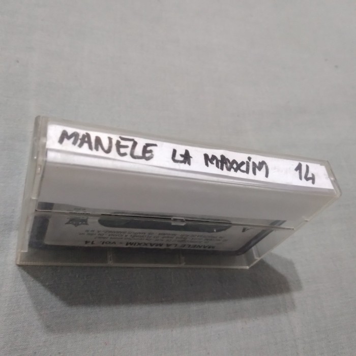 CASETA AUDIO MANELE LA MAXIM VOL 14 FARA COPERTA ORIGINALA