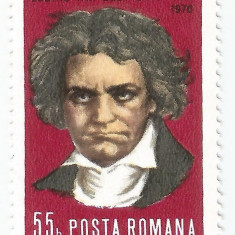 Romania, LP 748/1970, 200 de ani de la nasterea lui Ludwig van Beethoven, MNH