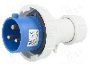 Conector alimentare AC, IEC 60309, IP67, 32A, 400V AC, 3 pini, PAWBOL - B.1923
