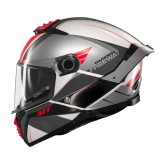 Cumpara ieftin Casca integrala MT Thunder 4 SV Freeway A5 gri lucios (ochelari soare integrati) - tip viziera: MT-V-28B - Gri lucios, XS (53/54cm)