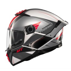 Casca integrala MT Thunder 4 SV Freeway A5 gri lucios (ochelari soare integrati) - tip viziera: MT-V-28B - Gri lucios, M (57/58cm)