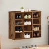 VidaXL Dulap pentru pantofi Lemn vechi 77.5 x 30 x 67 cm Lemn compozit