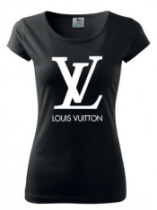 Tricou de dama NEGRU Loius Vuitton COD N-D010 foto