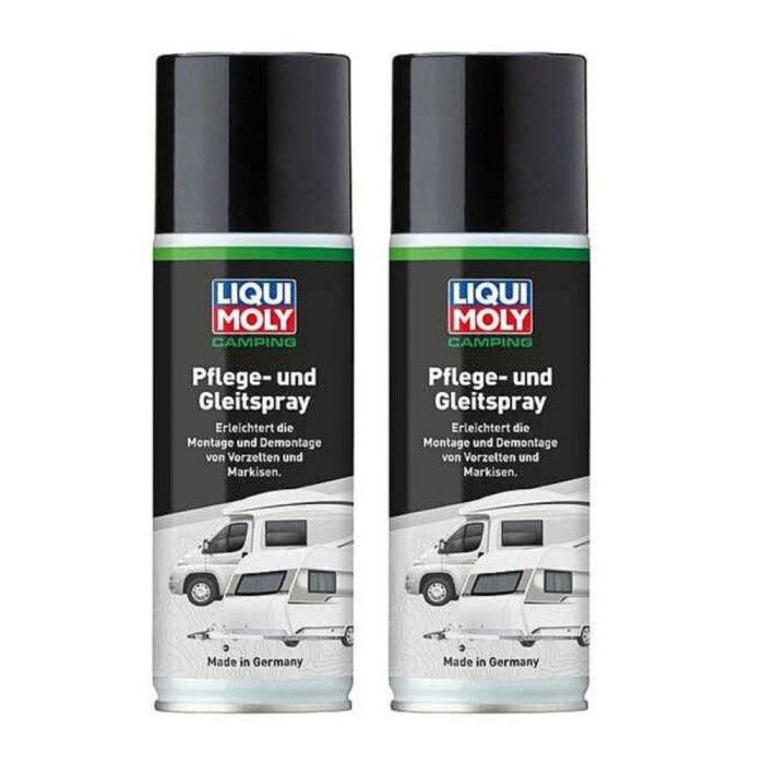 Pachet 2 x Spray Liqui Moly pentru ingrijire si lubrifiere cauciuc si plastic 200 ml