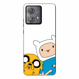 Husa compatibila cu Motorola Edge 40 Neo Silicon Gel Tpu Model Finn and Jake Tongues