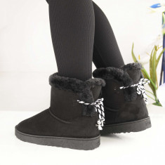 Cizme Tip Ugg De Dama 2391 Negre