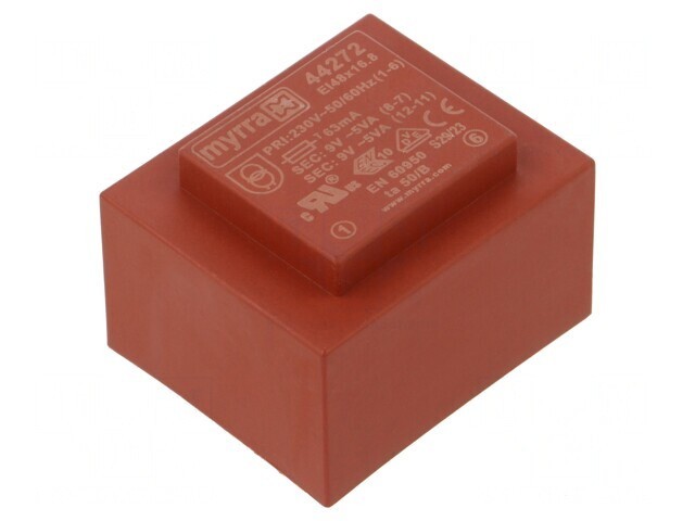 Transformator &icirc;ncapsulat 10VA 230V 9V PCB