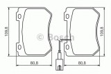 Set placute frana,frana disc ALFA ROMEO BRERA (939) (2006 - 2010) BOSCH 0 986 494 402
