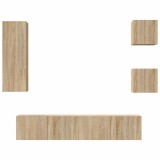 Cumpara ieftin Set dulap TV, 5 piese, stejar sonoma, lemn prelucrat