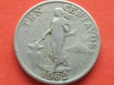 FILIPINE-10 CENTAVOS 1962