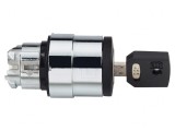 Comutator rotativ cu cheie 22mm negru ZB4BG9