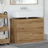 vidaXL Dulap pentru chiuvetă Stejar Artisan 78x37x59 cm Lemn proiectat