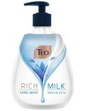 Sapun lichid TEO, Rich Milk Delicate Care, 400 ml