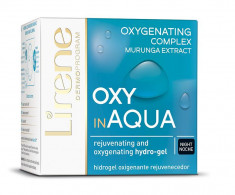 Gel oxigenant anti-imbatranire de noapte LIRENE OXY IN AQUA, pentru piele normala, 50ml foto