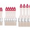 Set 15 pensule HARDY WORKING TOOLS M7, 10 mm, 15 mm, 20 mm, A0280-030500 - RESIGILAT