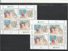 ROMANIA 2014 LP 2021 c EUROPA INSTRUMENTE MUZICALE PERECHE BLOCURI MODEL1+2 MNH NESTAMPILATE, Nestampilat
