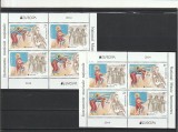 ROMANIA 2014 LP 2021 c EUROPA INSTRUMENTE MUZICALE PERECHE BLOCURI MODEL1+2 MNH NESTAMPILATE
