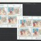 ROMANIA 2014 LP 2021 c EUROPA INSTRUMENTE MUZICALE PERECHE BLOCURI MODEL1+2 MNH NESTAMPILATE