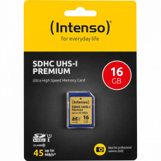 Card de memorie Intenso 16GB SDHC Class 10 UHS-I foto