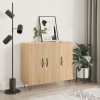 VidaXL Dulap, stejar sonoma, 90x34x80 cm, lemn compozit