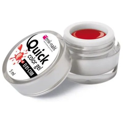 ENII Gel colorat LED/UV Quick Color - Strawberry, 5ml foto