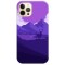 Husa compatibila cu Apple iPhone 13 Pro Max model Purple Nature, Silicon, TPU, Viceversa