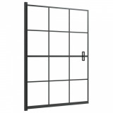 Cumpara ieftin Cabina de dus, negru, 100x140 cm, ESG