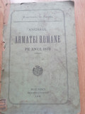 Anuarul Armatei Rom&acirc;ne, Bucuresci, 1873