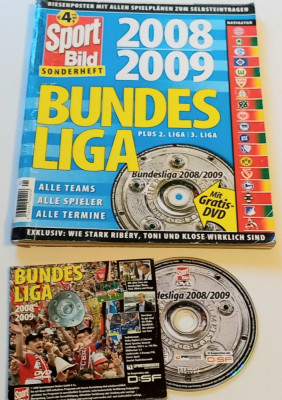 Revista fotbal + DVD - SPORT BILD - BUNDESLIGA 2008-2009 foto