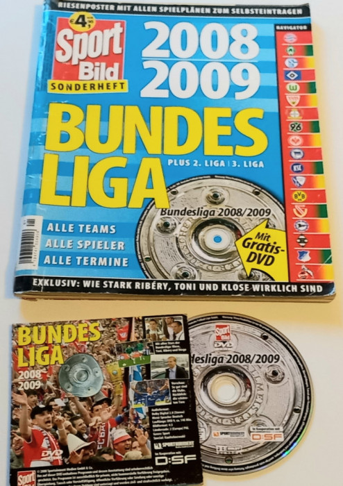Revista fotbal + DVD - SPORT BILD - BUNDESLIGA 2008-2009