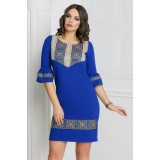Rochie Traditionala Mona Albastru - 38Marimea