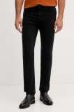 BOSS pantaloni culoarea negru, mulată, 50543883