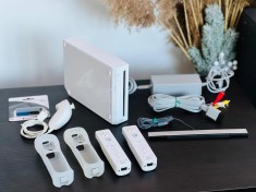 Consola jocuri Nintendo Wii Modata 70 Jocuri Mario Sonic Zelda Pokemon HDMI