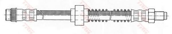 Conducta / cablu frana RENAULT KANGOO Express (FC0/1) (1997 - 2007) TRW PHB400