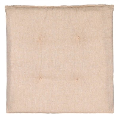 Perna Scaun din Bumbac Bej 40x40 cm foto