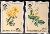 Burkina Faso (Haute‑Volta) &ndash; Botanical set &ndash; 2 valori &ndash; Obliterate