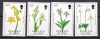Falkland 1991 flori orhidee MI 534-537 MNH, Nestampilat