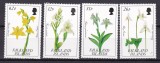 Falkland 1991 flori orhidee MI 534-537 MNH