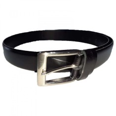 Curea din piele naturala pentru baieti 105 cm Mini Junior CRE-5, Negru foto