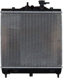 Radiator Kia Picanto 04-11, motor: 1.0, 1.1, diam int/ext 28/28, 398x355x14, OEM/OES (Hanon), Aluminiu/ Plastic brazat, 2531007000; 2531007010