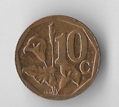 Moneda 10 cents 2015 - Africa de Sud, Afrika Dzonga