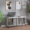 VidaXL Dulap pentru discuri gri sonoma, 100x38x48 cm, lemn prelucrat 831987