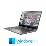 Laptop HP ZBook Fury 15 G7, i7-10850H, 16GB DDR4, SSD, RTX 3000 6GB, Win 11 Home