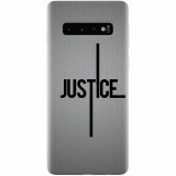 Husa silicon pentru Samsung Galaxy S10 Plus, Amir Justice Minimalistic Nubheebuccus Text